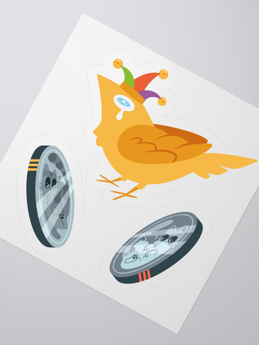Canary & Cats Sticker Set product image (1)