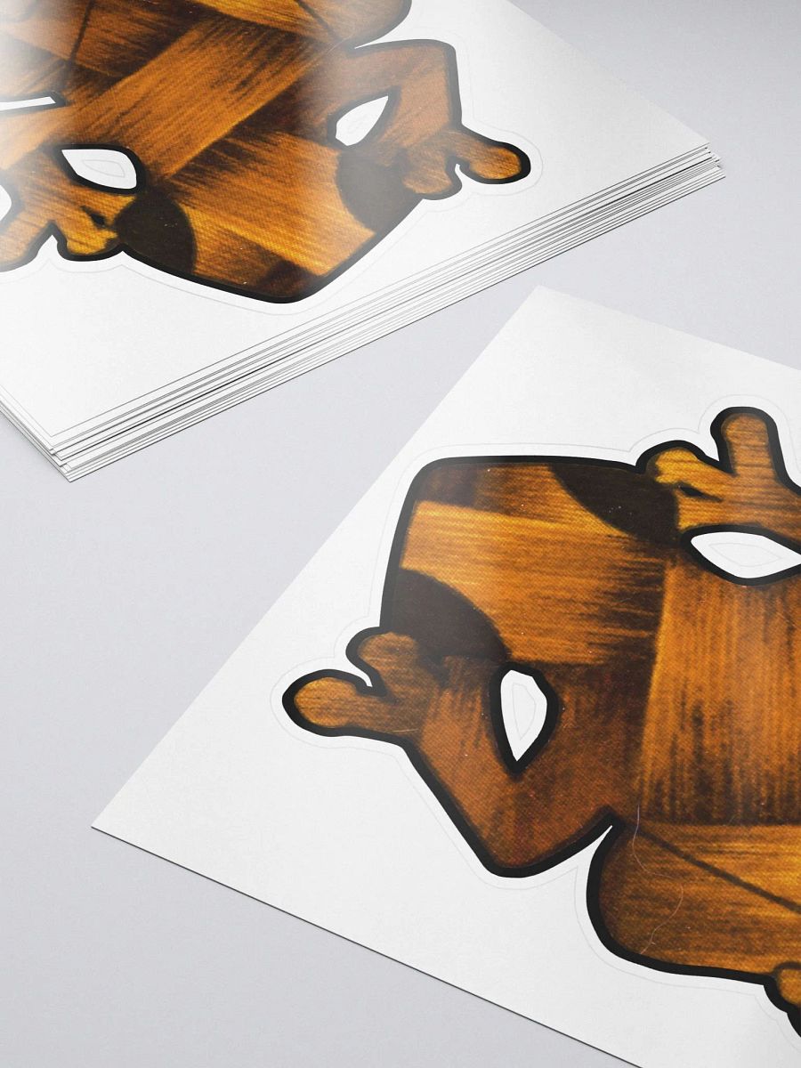 Big Frog Sticker in Basketweave product image (5)