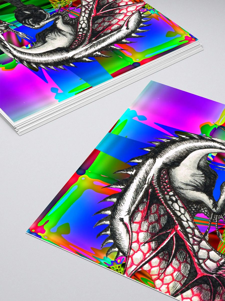 Dragon glimpsed sticker product image (4)