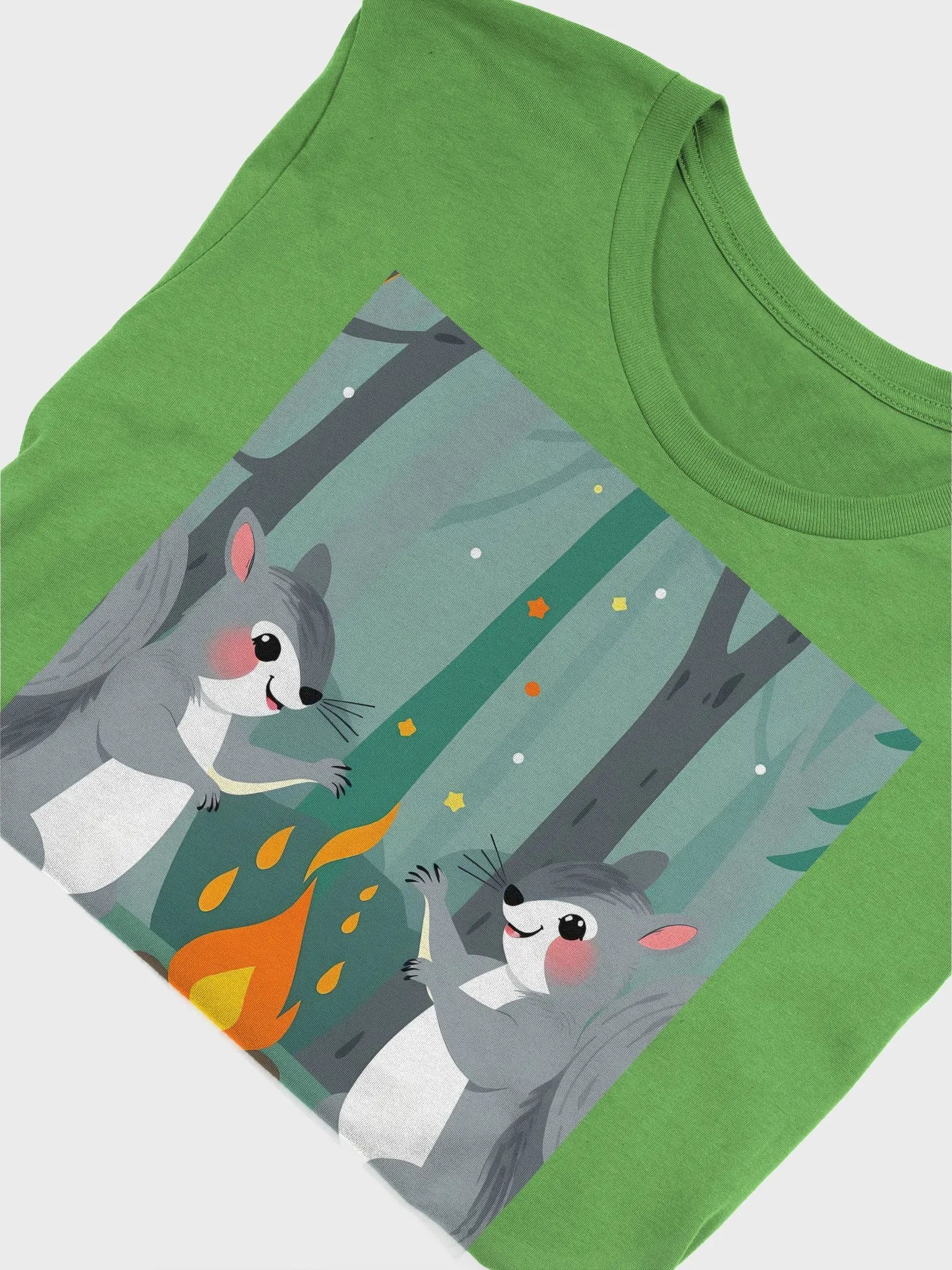 Campfire Squirrel Adventure T-Shirt product image (5)