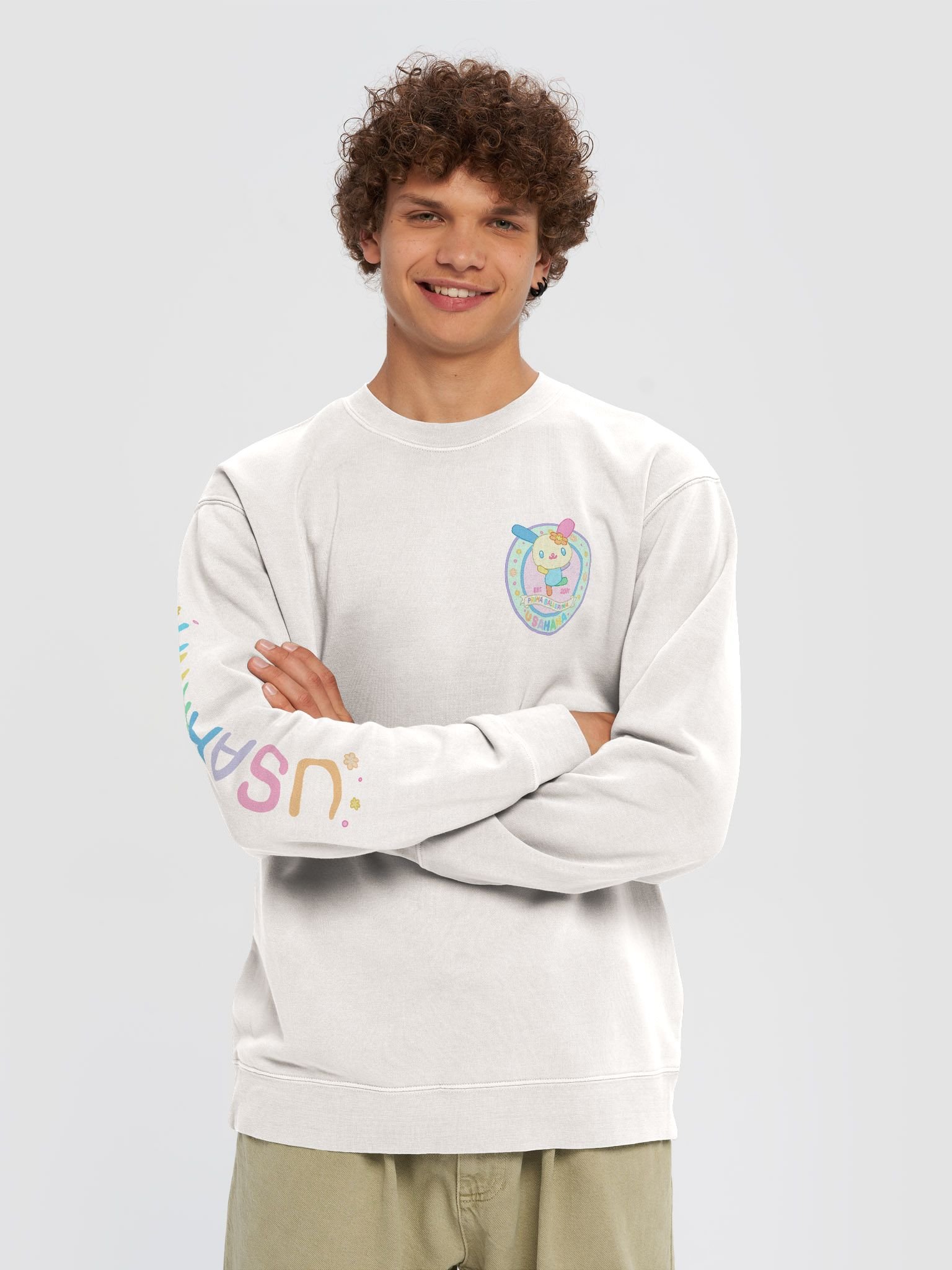 Rainbow Bunny Crewneck product image (25)