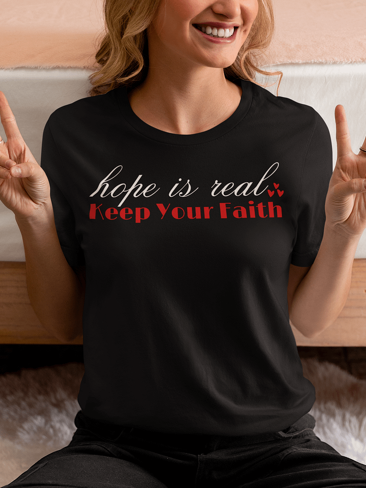 Keep Your faith Bella Canvas Black T-shirt product image (1)