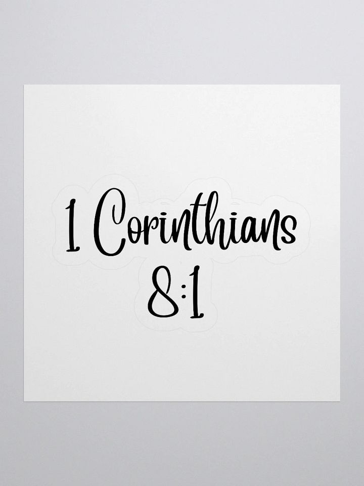 1 Corinthians 8:1 product image (2)