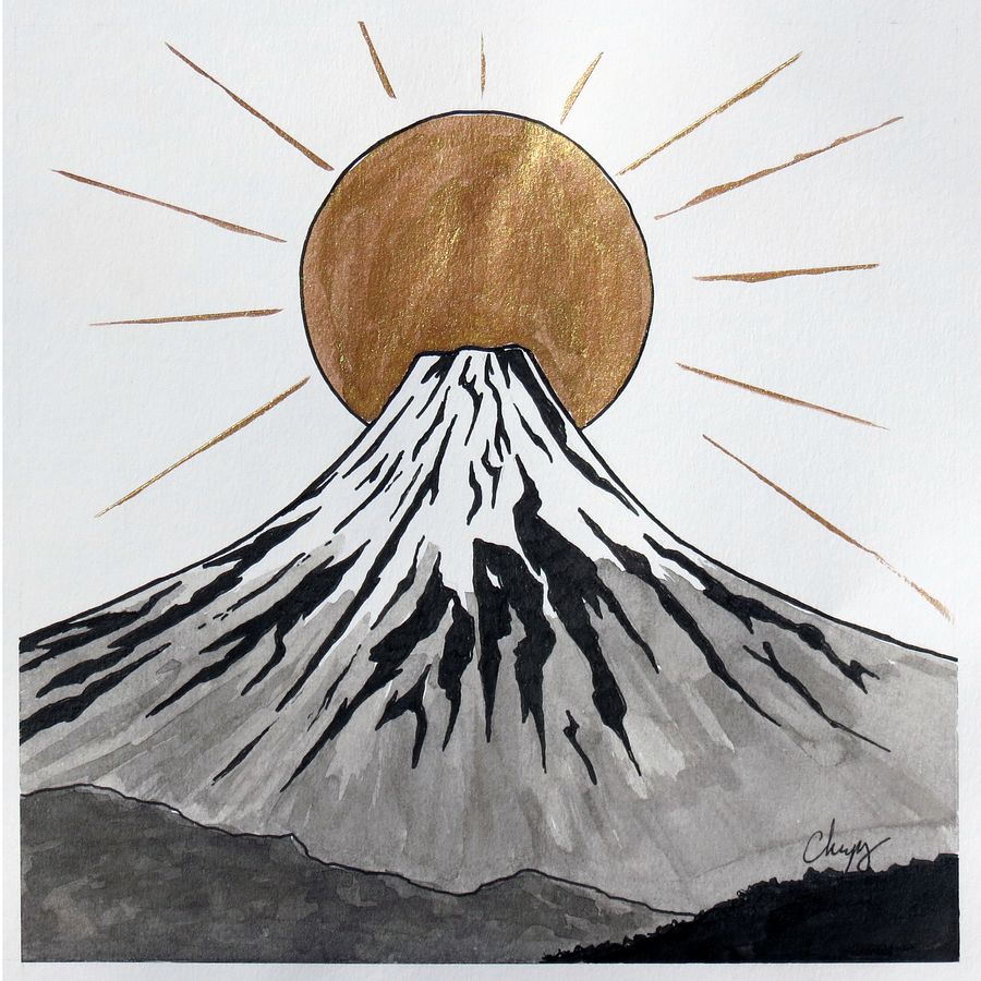 Mt Fuji - Original Drawing product image (2)