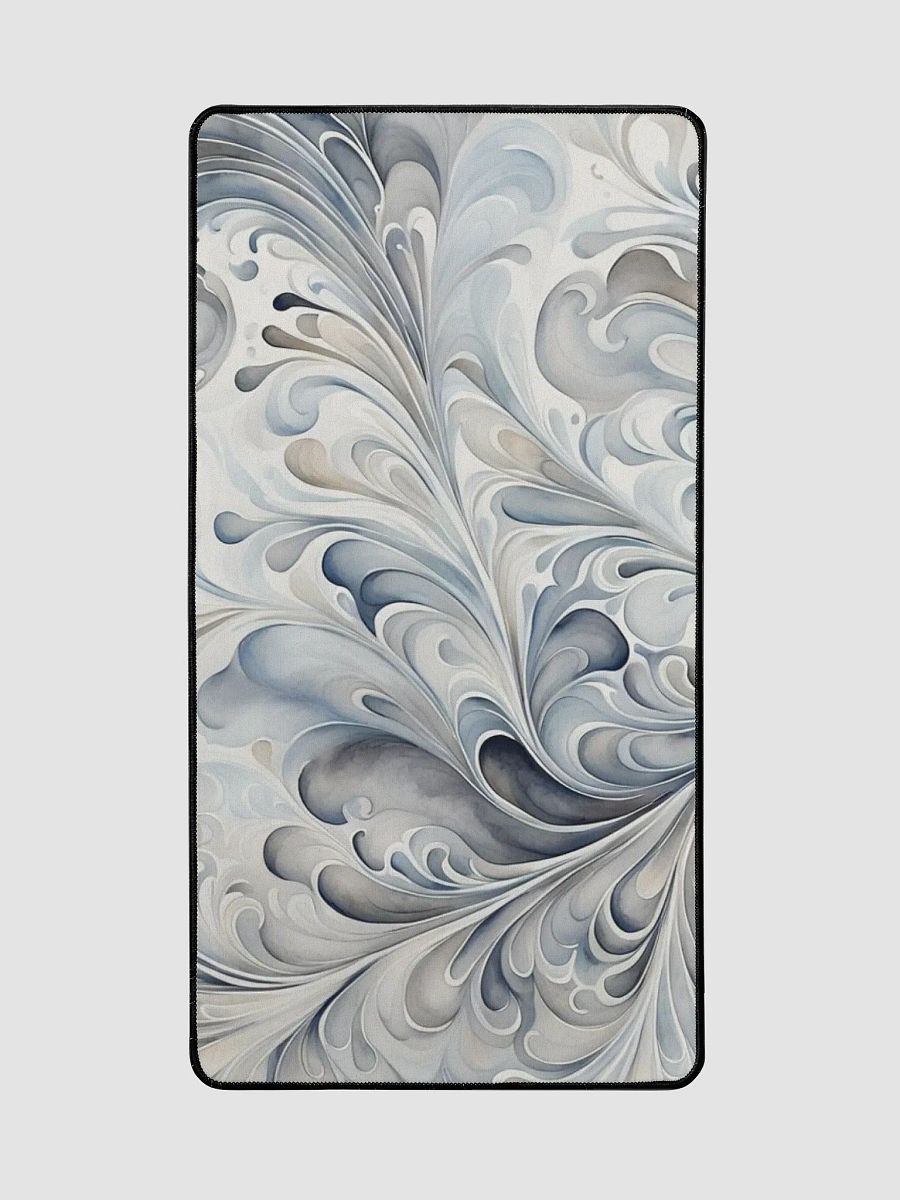 Gray Fractals Desk Mat product image (2)