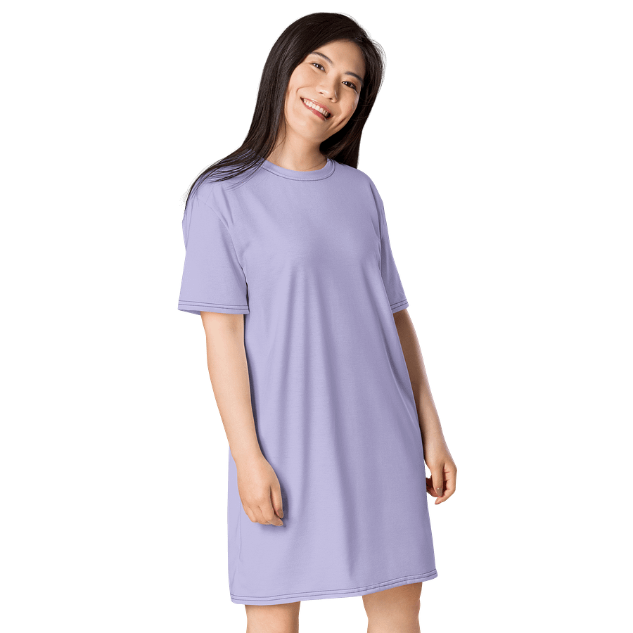 Oversized T-Shirt Dress - Delicate Melrose, Sizes 2XS-6XL product image (4)