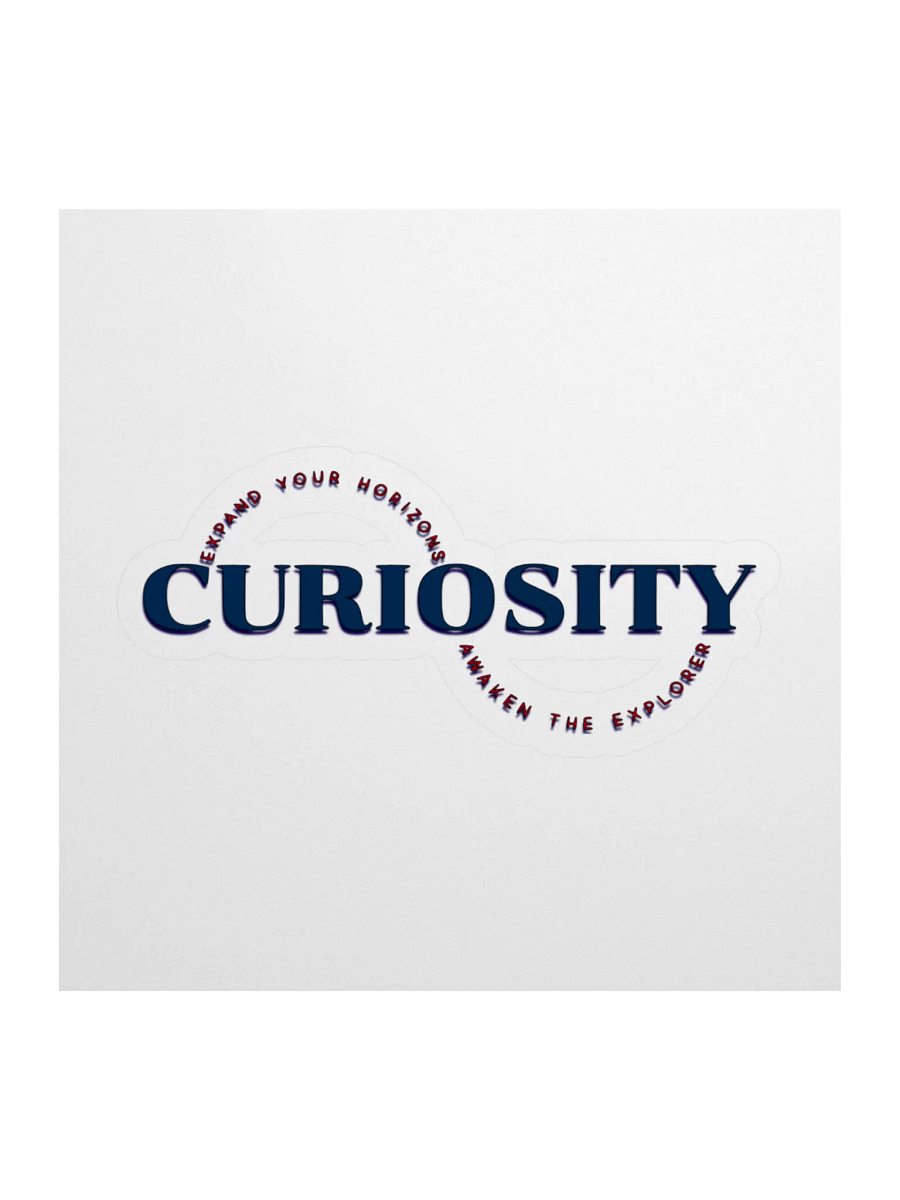 Curiosity Circle Kiss Cut Stickers product image (1)