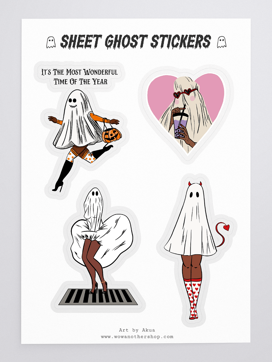 Sheet Ghost Sticker Sheet product image (3)