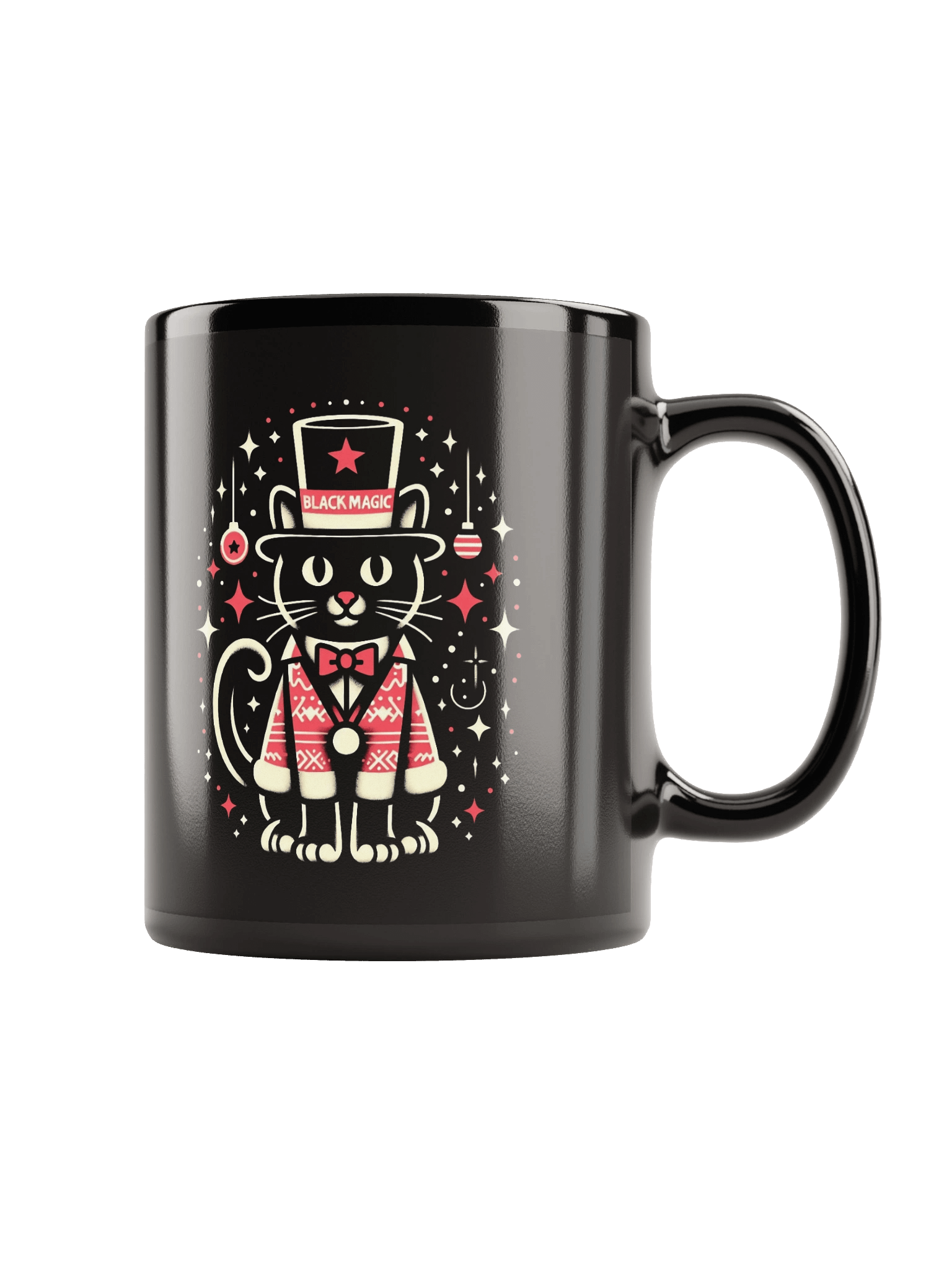 Black Magic Christmas Kitty Mug product image (1)