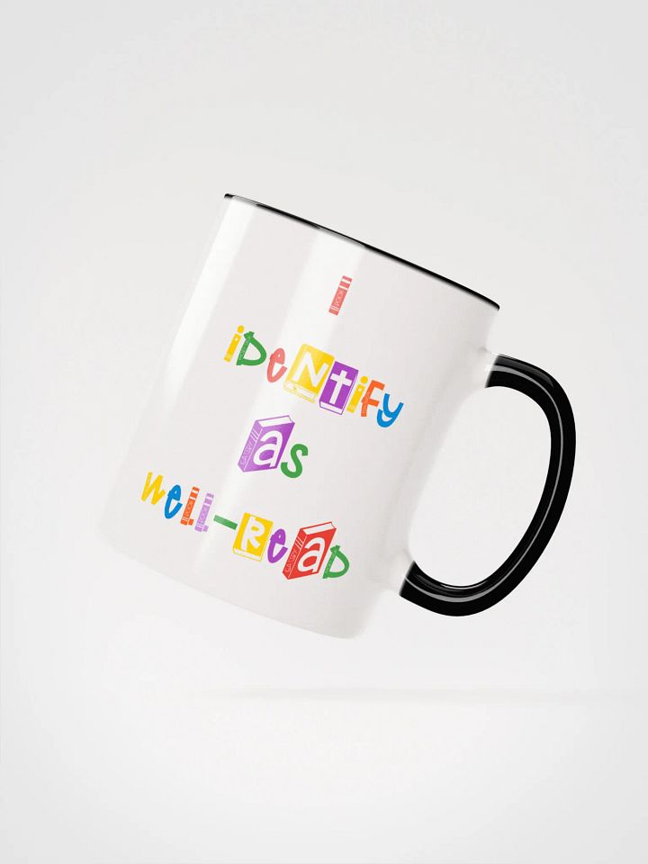 I Identify As Well-Read Accent Mug product image (3)