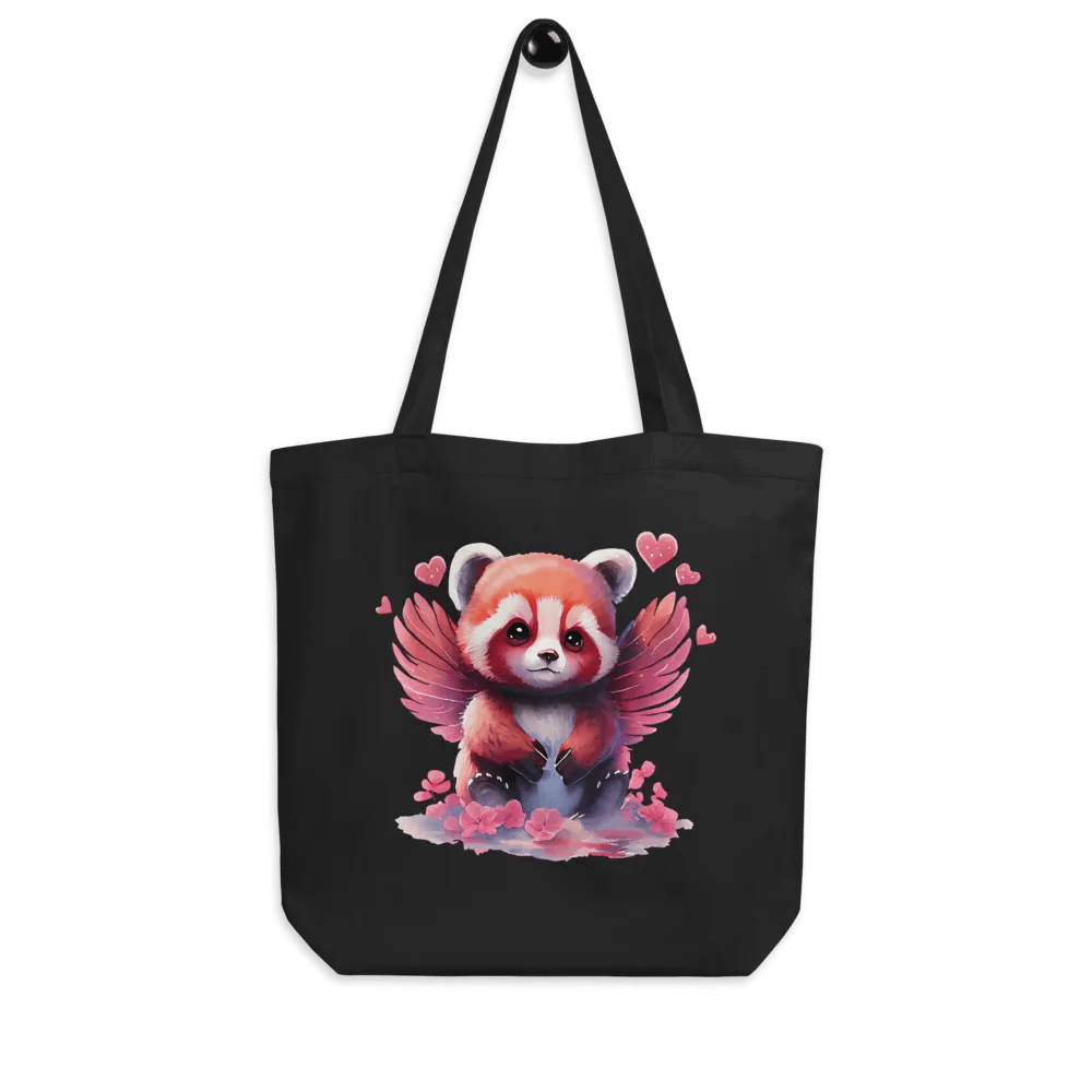 Love-Struck Red Panda Eco Tote product image (2)