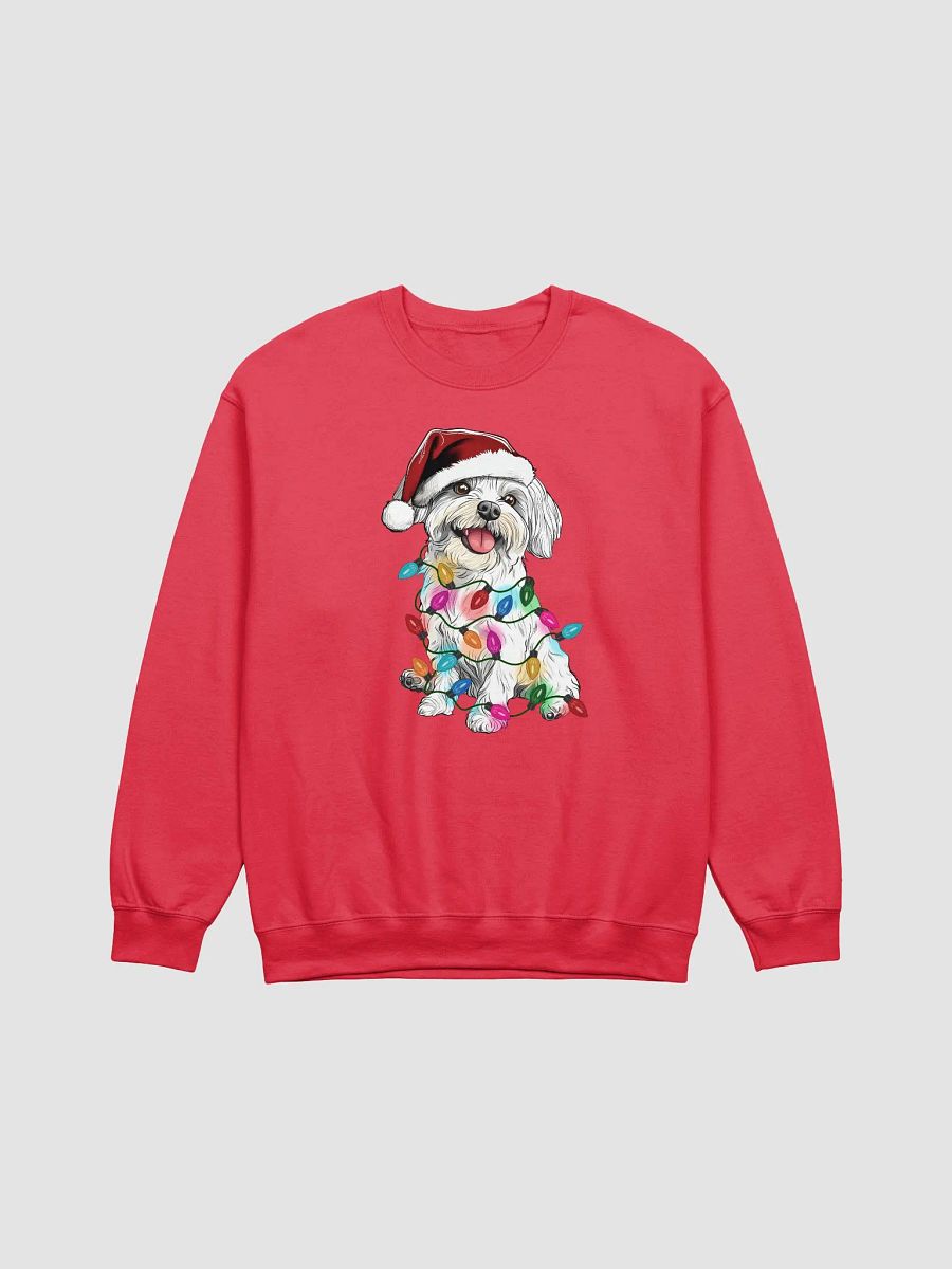 Funny Maltese Christmas Sweatshirt product image (9)