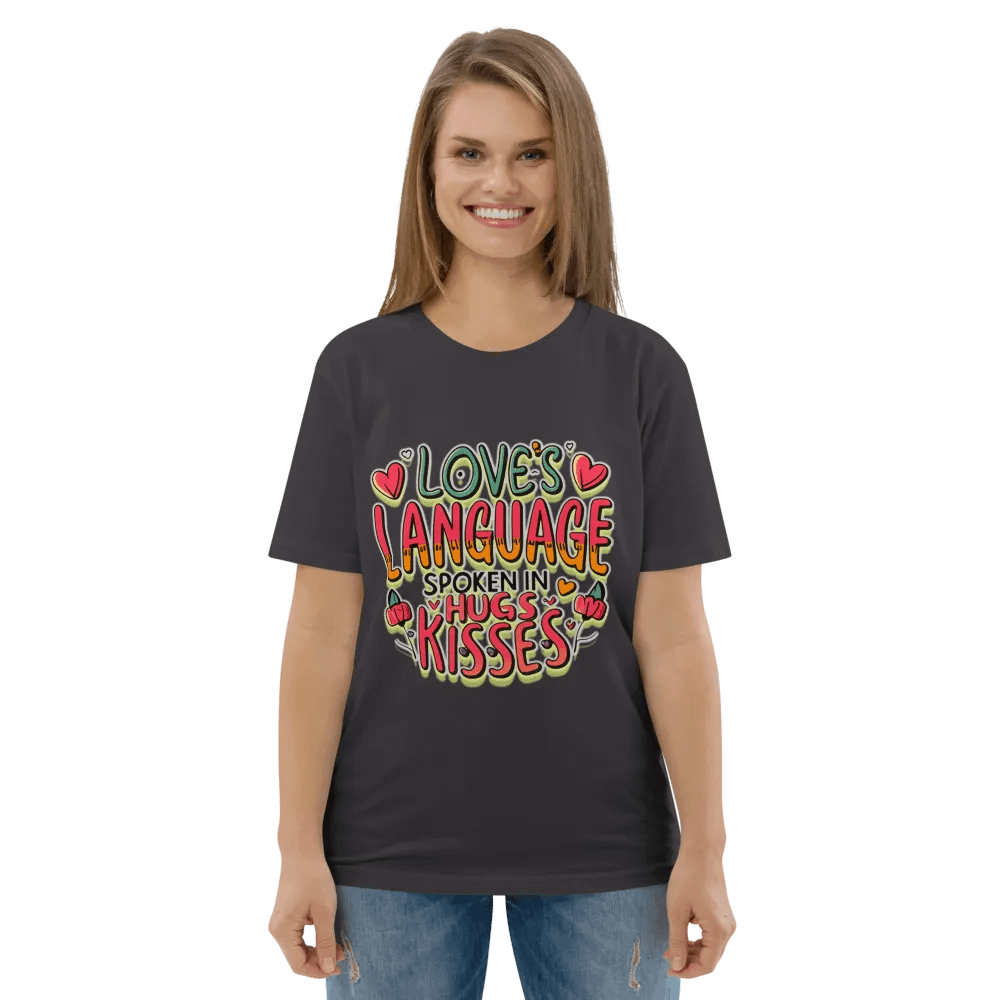 Love's Language spoken in hugs & Kisses T-shirt - Ver 2 product image (6)