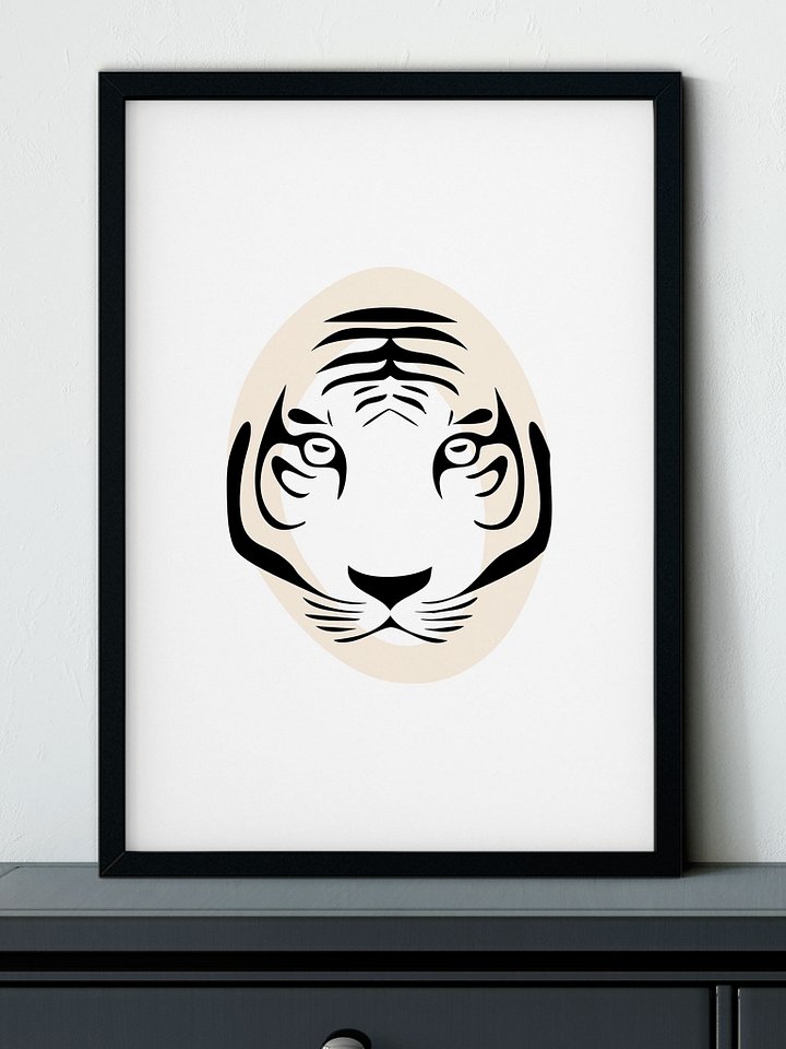 The Watcher - Minimalist Tiger Print product image (1)