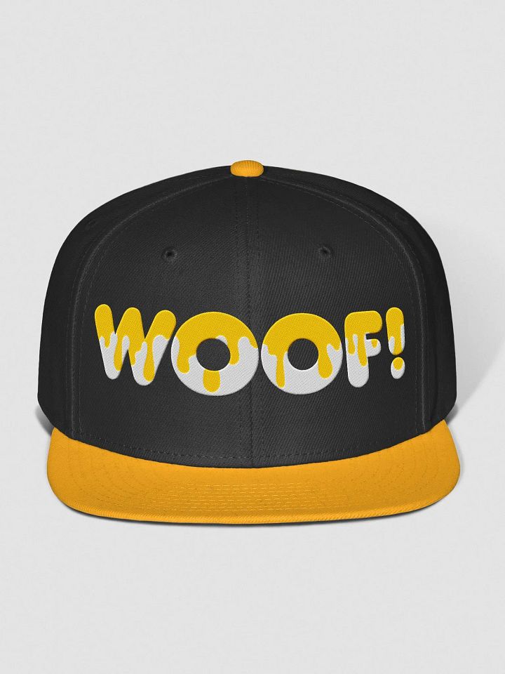 Speak Hat - WOOF! - Yellow Drip product image (1)