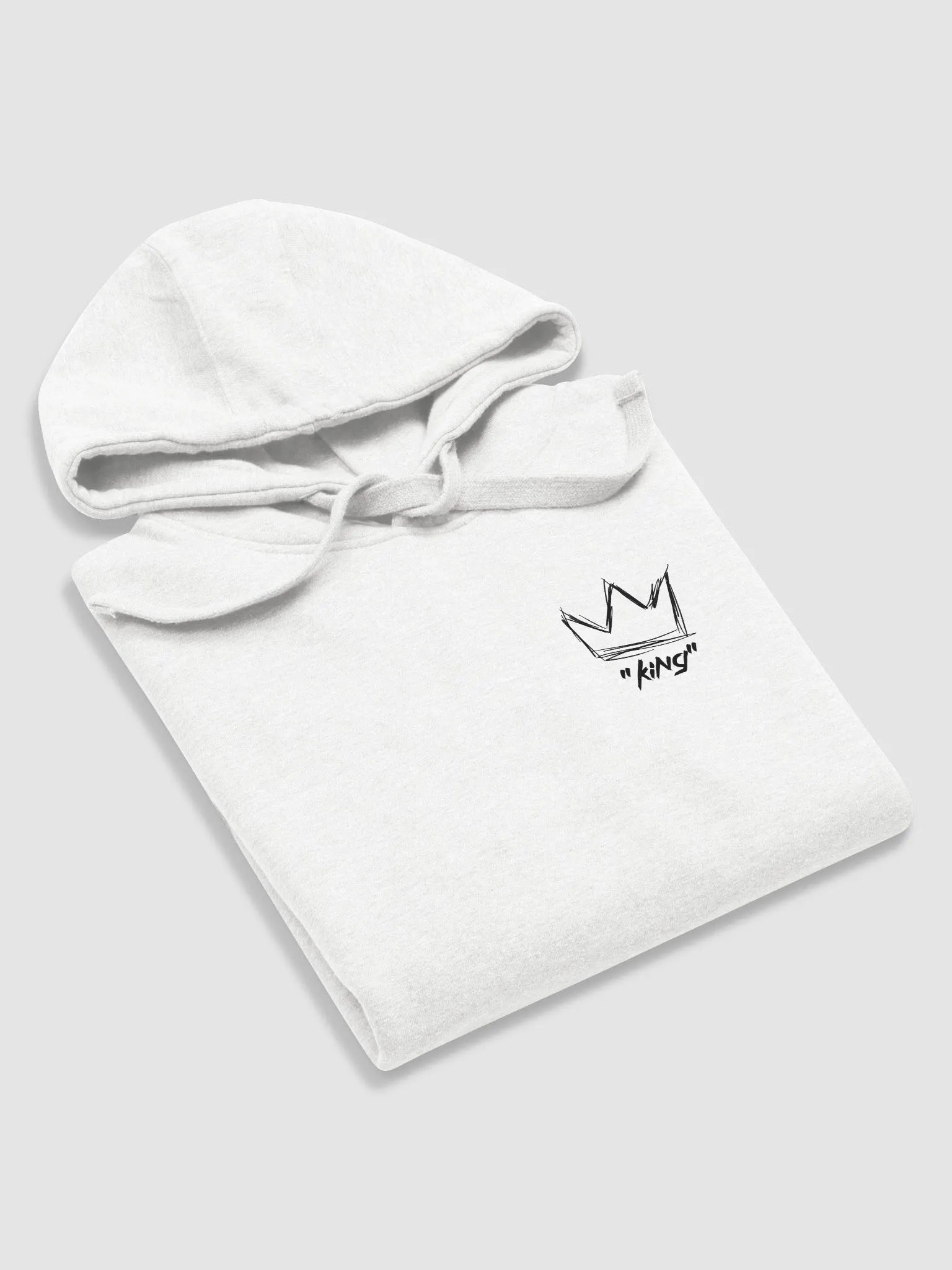 king Hoodie Wit product image (5)
