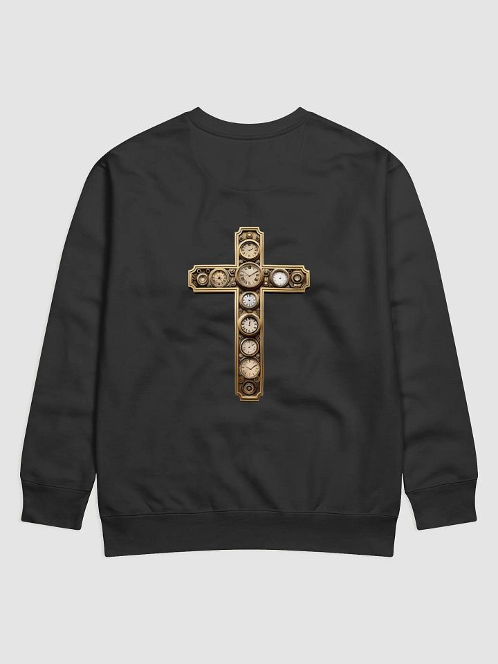 Steampunk Timepiece Cross Sweatshirt product image (13)