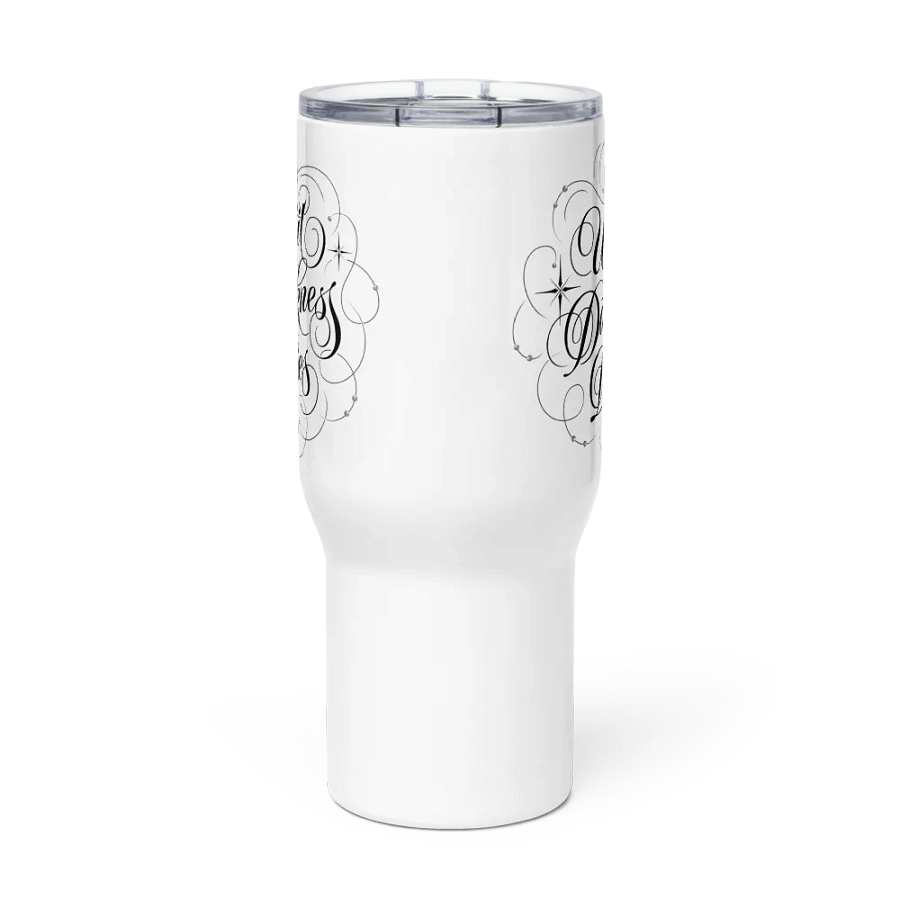 Until Darkness Dies (swirls design) Travel Mug product image (3)