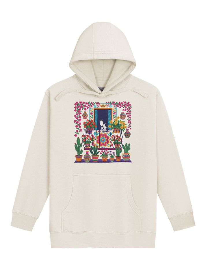 Balcony Cat Unisex Premium Hoodie product image (2)