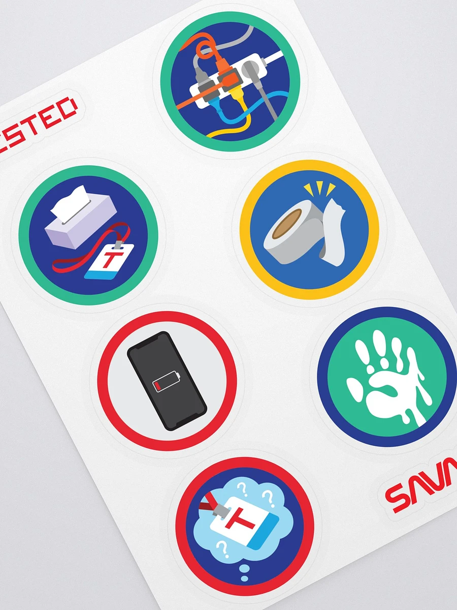 Convention and Life's Inconveniences (de)Merit Sticker Sheet product image (2)