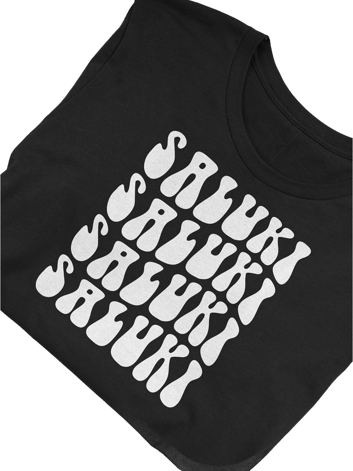 Saluki Dog Retro Wavy 70's Style Inspired T-Shirt product image (1)