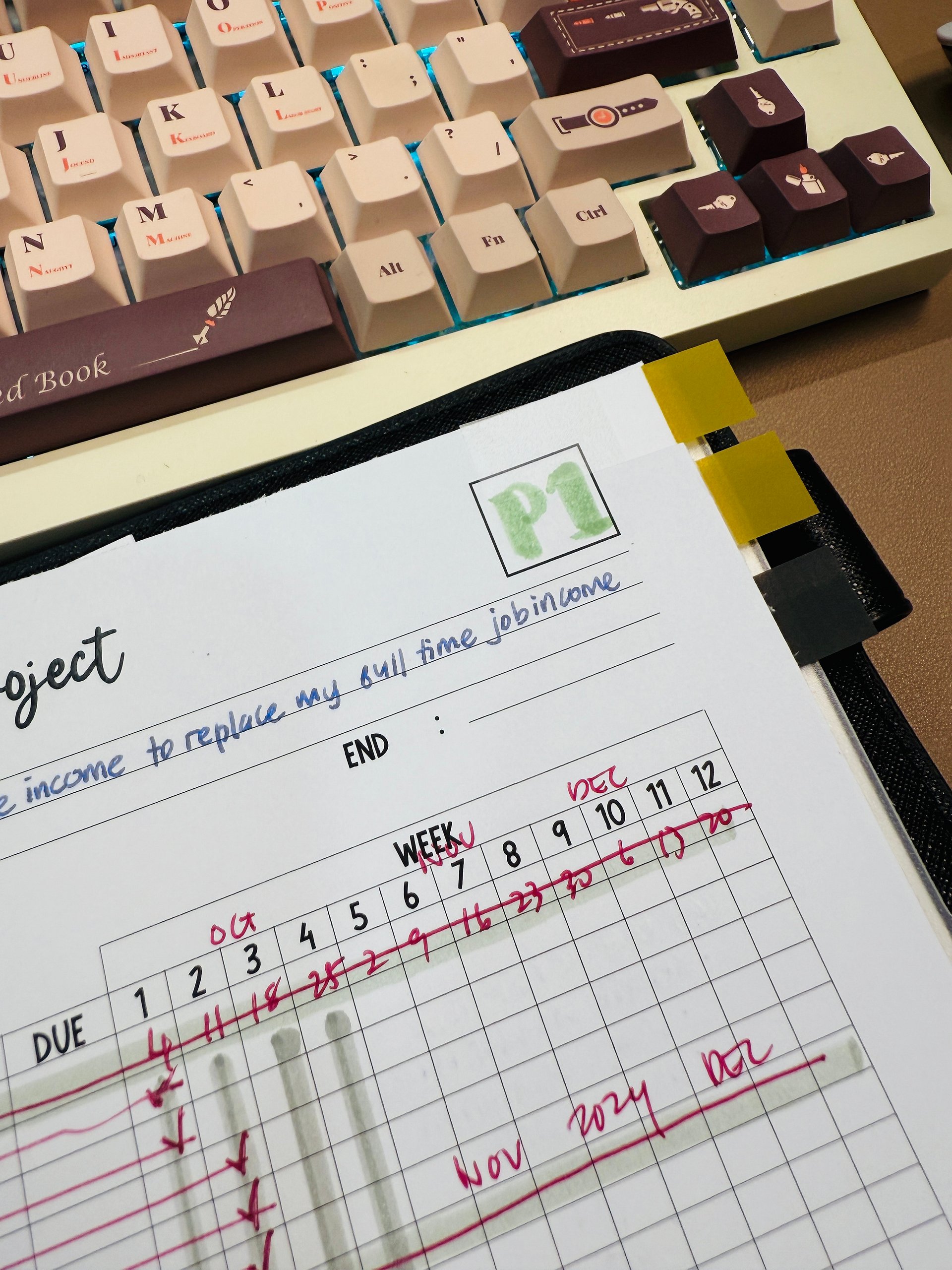 Project Management Planner Insert | HP Classic size product image (4)