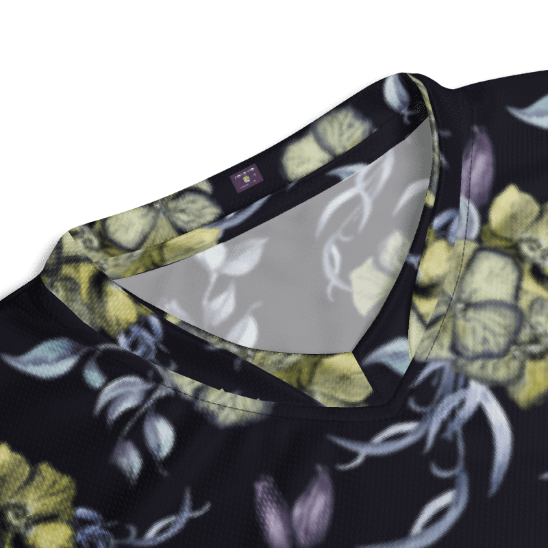 Gothic Flower | Recycled Unisex Sports Jersey product image (8)