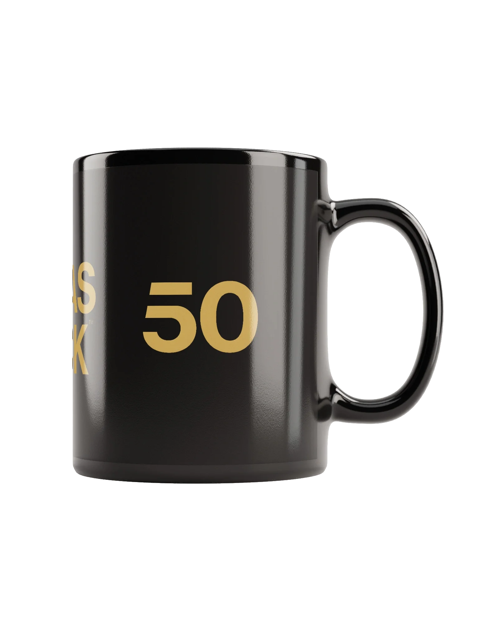 50 as FCK™ - Black Glossy Mug product image (1)