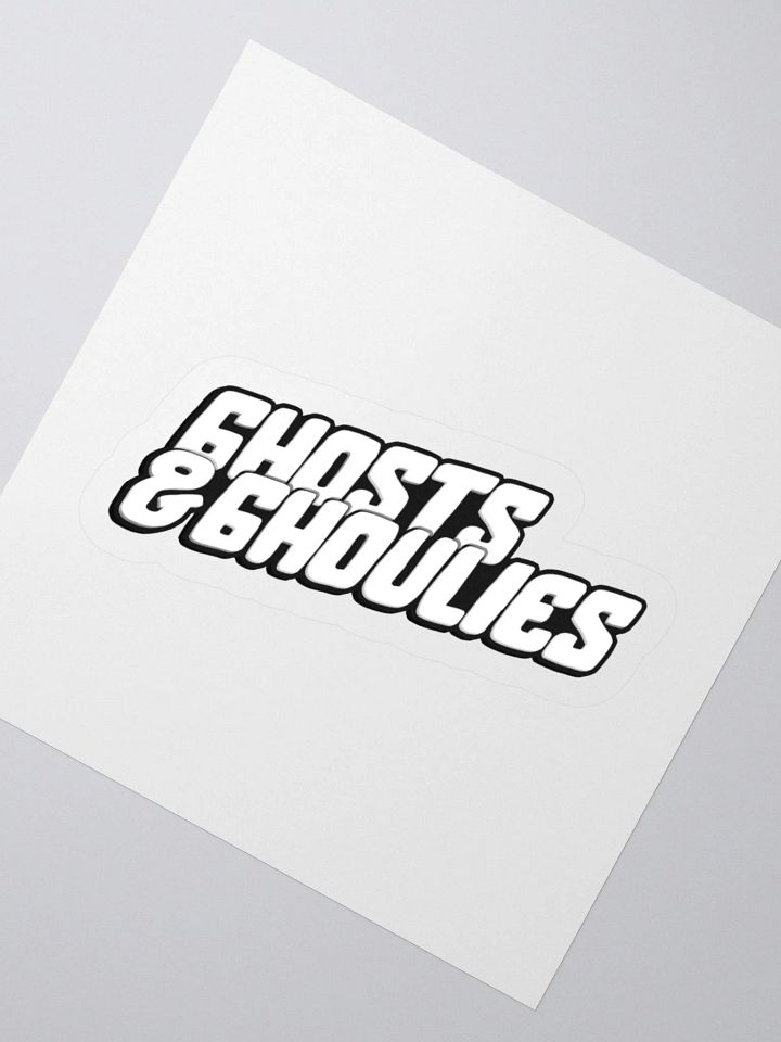 Ghosts & Ghoulies Logo Stickers product image (3)
