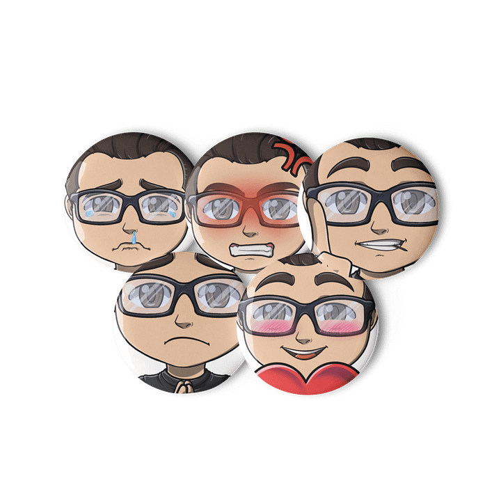 Exclusive BAM Emote Pin Buttons - Set 2 product image (2)