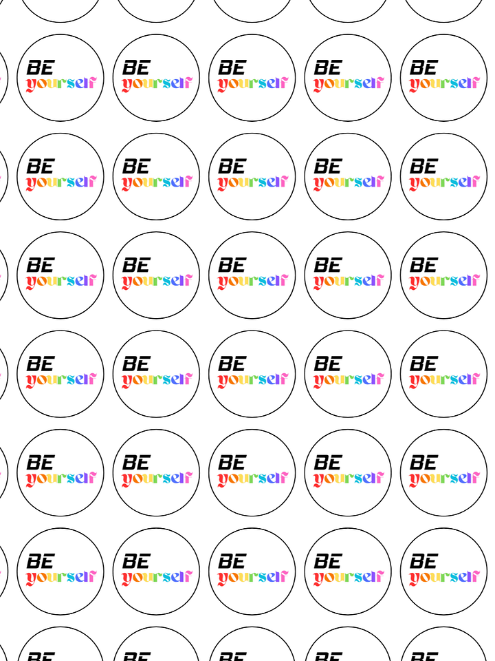 BE yourself 1" Buttons product image (1)
