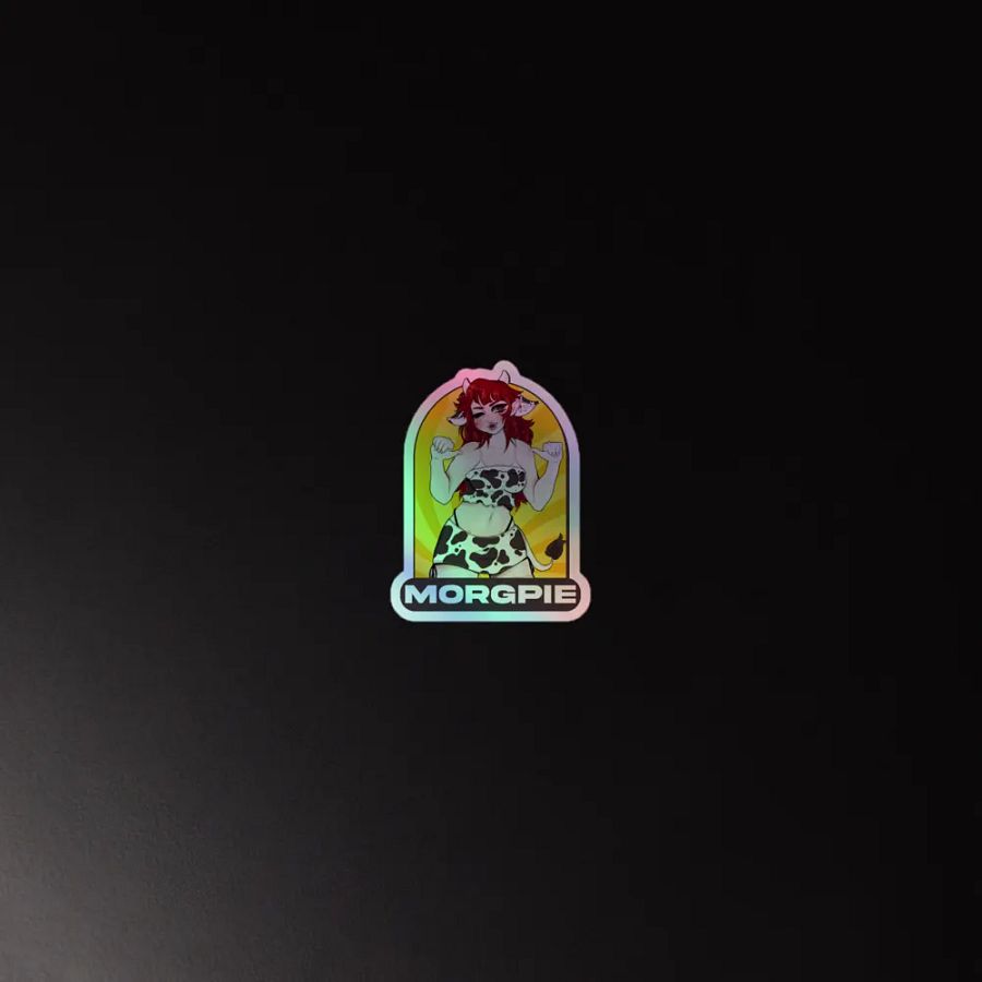 Cow Girl Milkers Holographic Sticker product image (3)