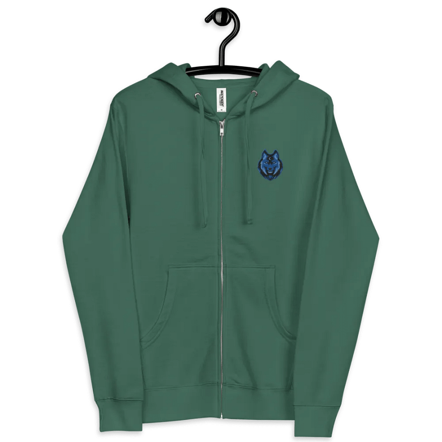 Mystic Wolf Fleece Zip-Up Hoodie product image (4)