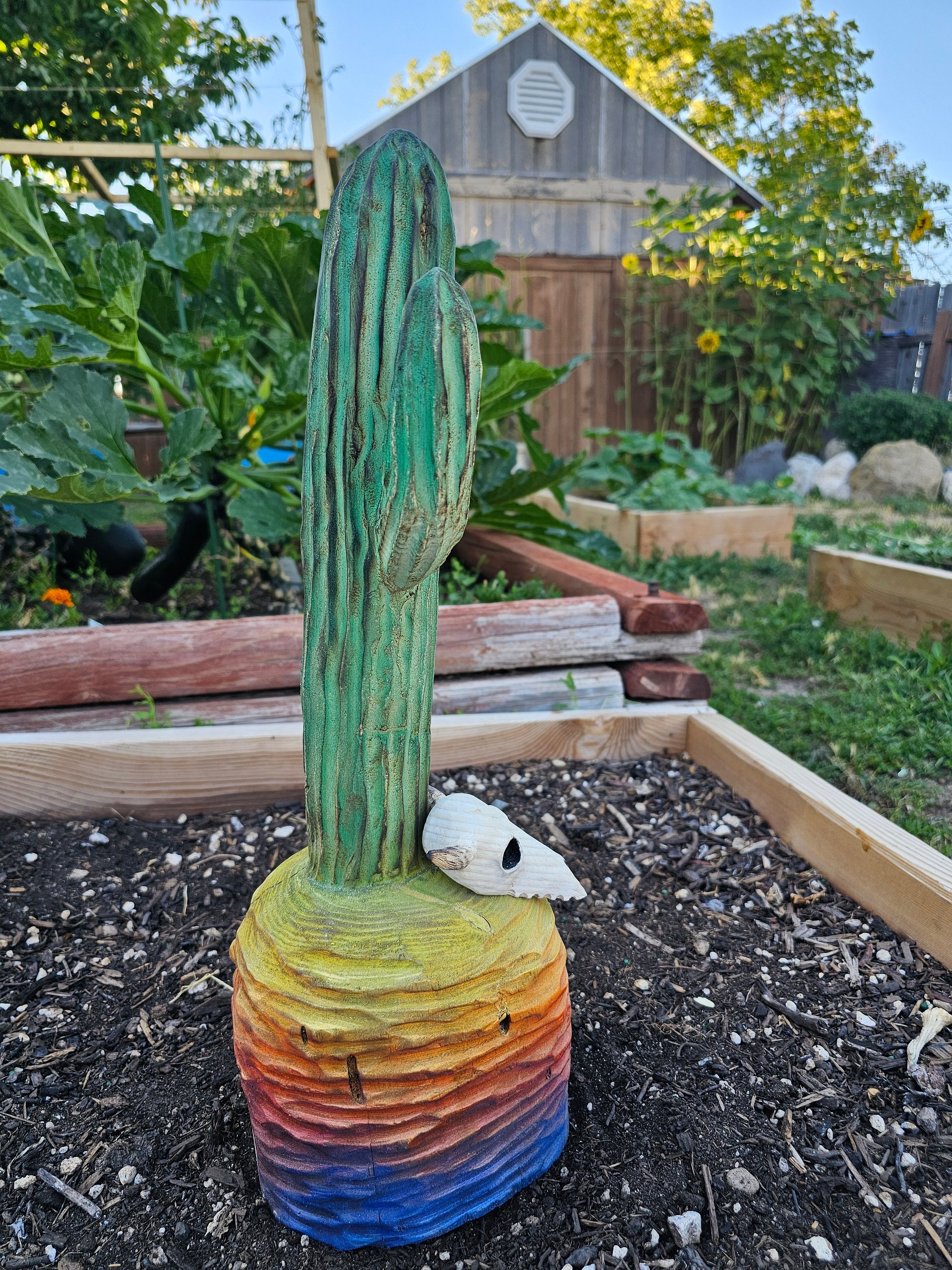 Saguaro Sunset Cactus Carving product image (4)