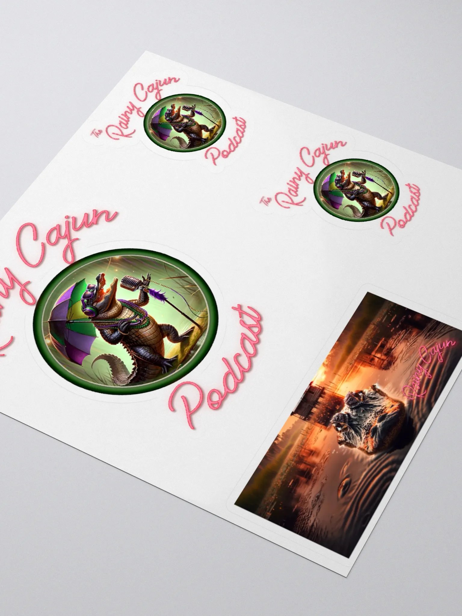 Rainy Cajun Stickers product image (3)