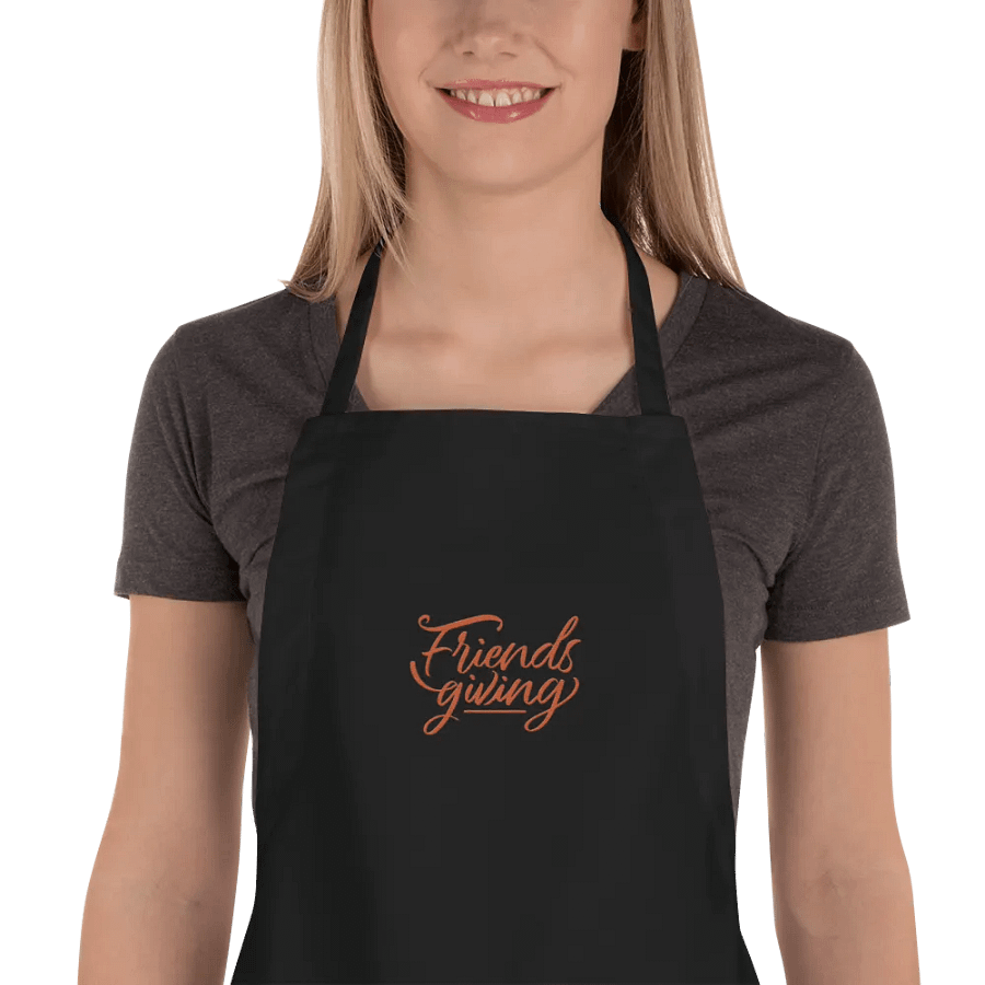 Cursive Friendsgiving Apron product image (1)