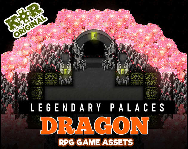 KR Legendary Palaces ~ Dragon Tileset for RPGs product image (1)