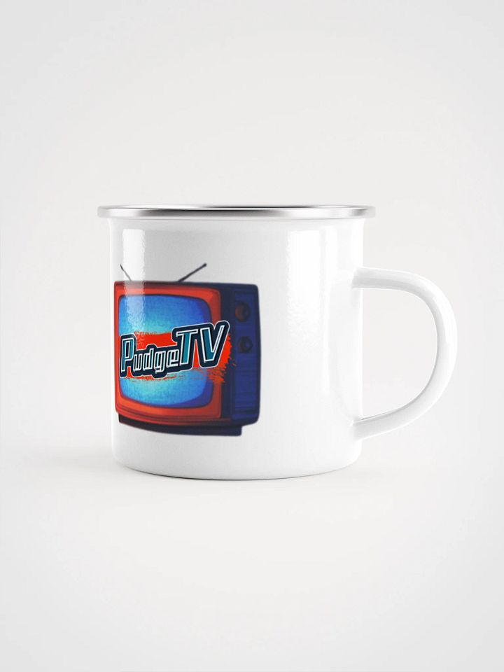 Retro Pudge TV Enamel Mug product image (1)