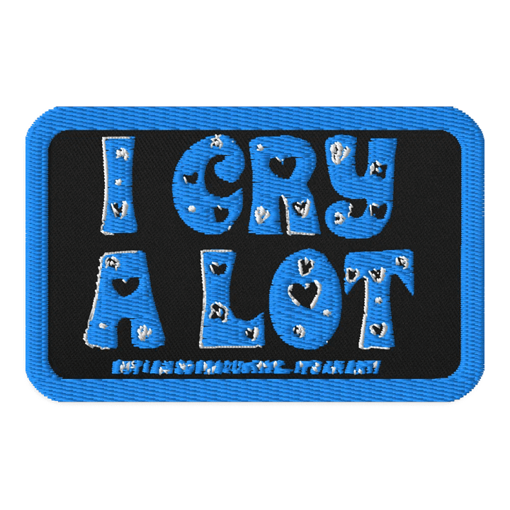 I Cry A Lot - Patch product image (1)
