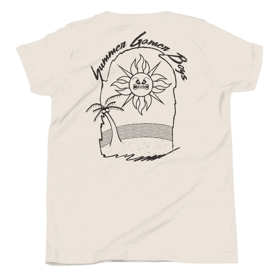 Kids Summer Gamer Boys Tee (Monochrome) product image (4)