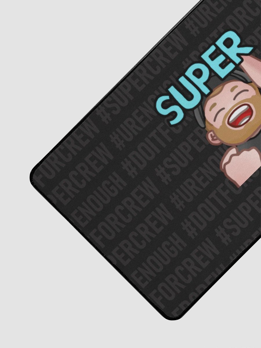 super # - Black Desk Mat 15.5