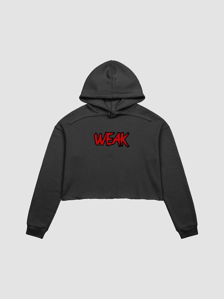 WEAK Bella+Canvas Fleece Crop Hoodie product image (1)