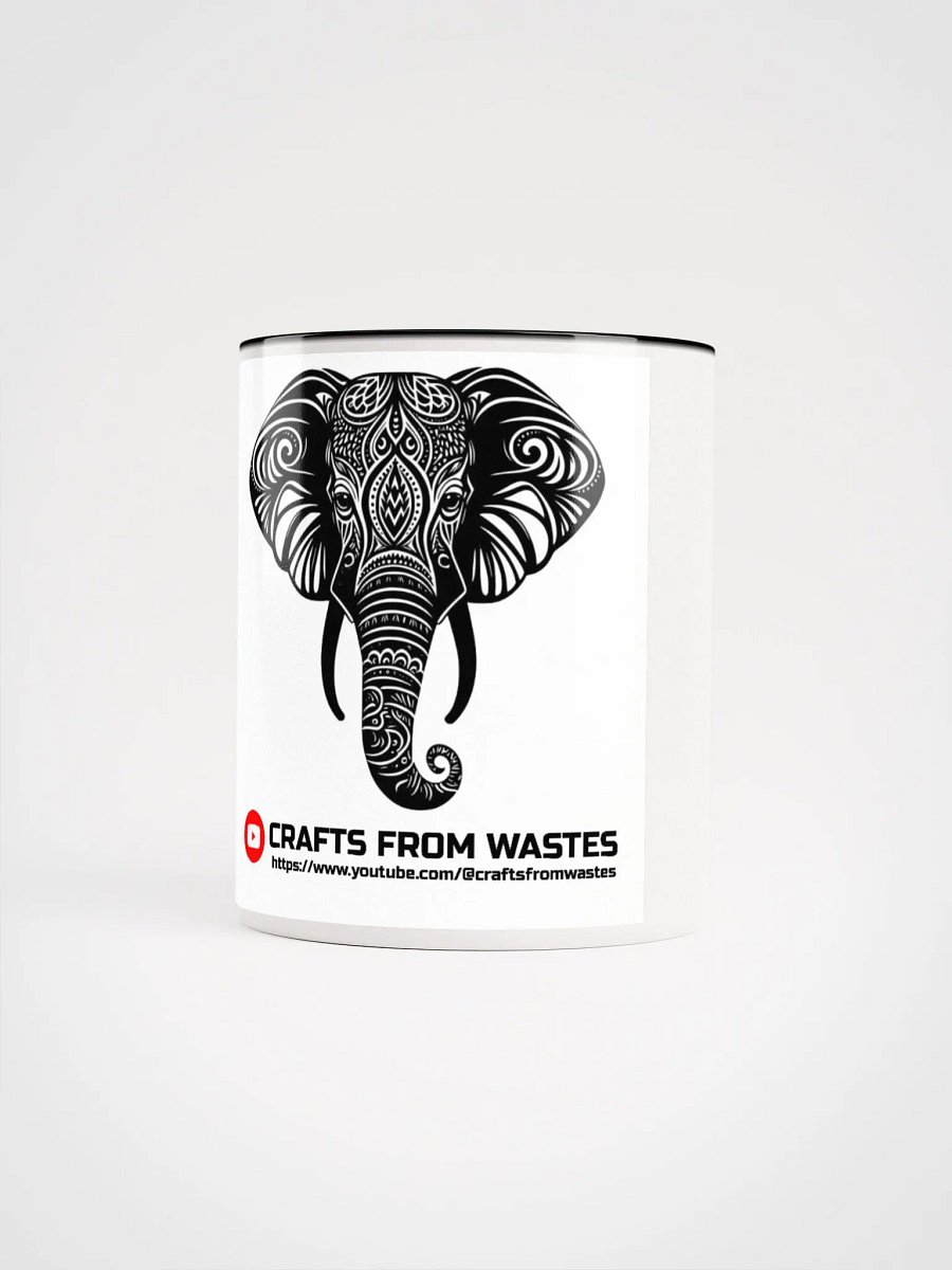 Intricate Elephant Head Ceramic Mug product image (4)