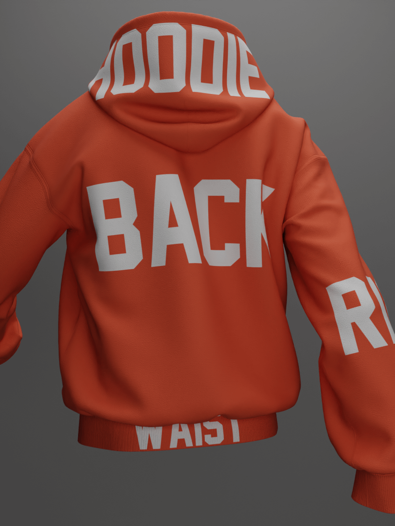 Hoodie off No zip Mockup Design Walking and 360 Animation 4k product image (6)