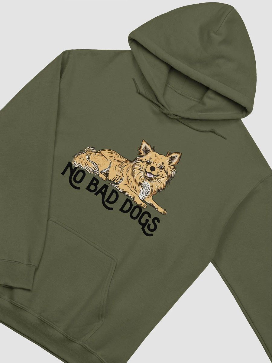 No Bad Dogs Hooded Sweatshirt of a Chihuahua(Longhaired) | Funny Hoodie for Chihuahua Paw-rents product image (17)
