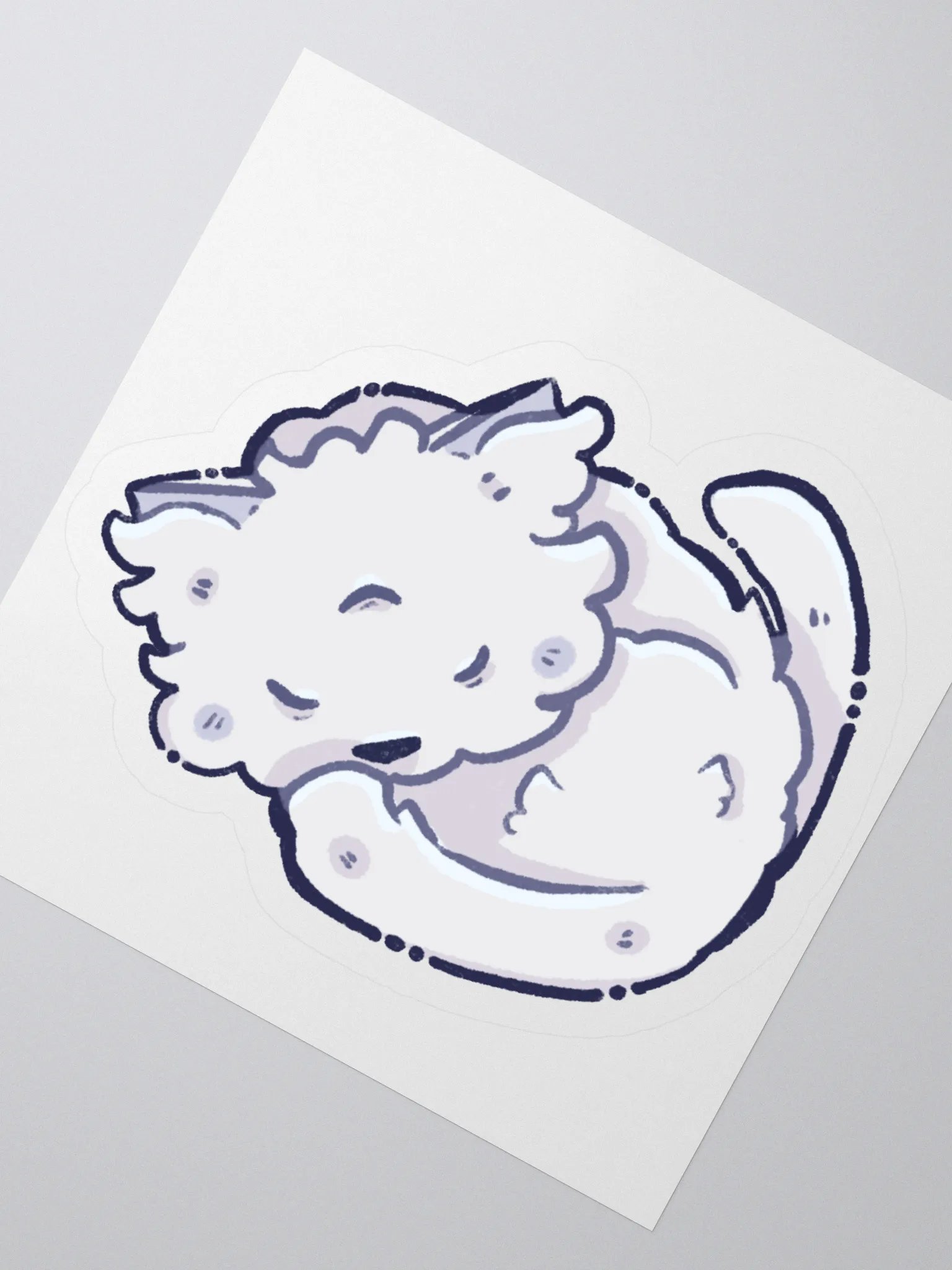 Sleeping Noodle Sticker product image (1)