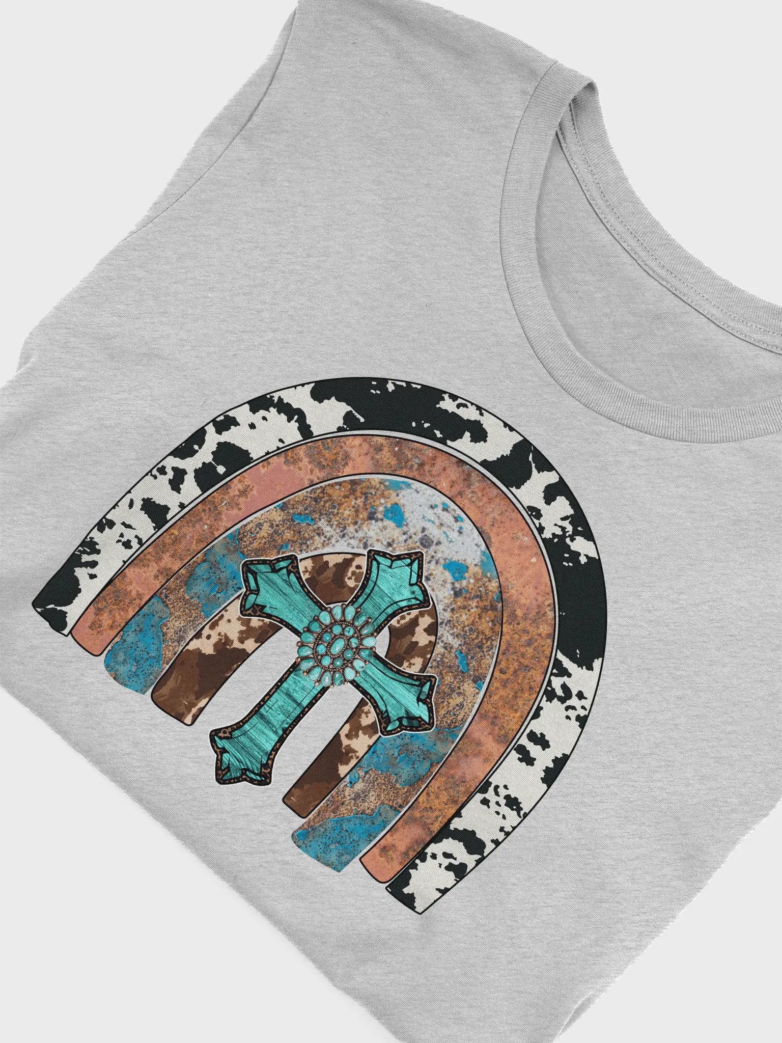 Jesus Rainbow Cowhide - Adult T-Shirt product image (10)