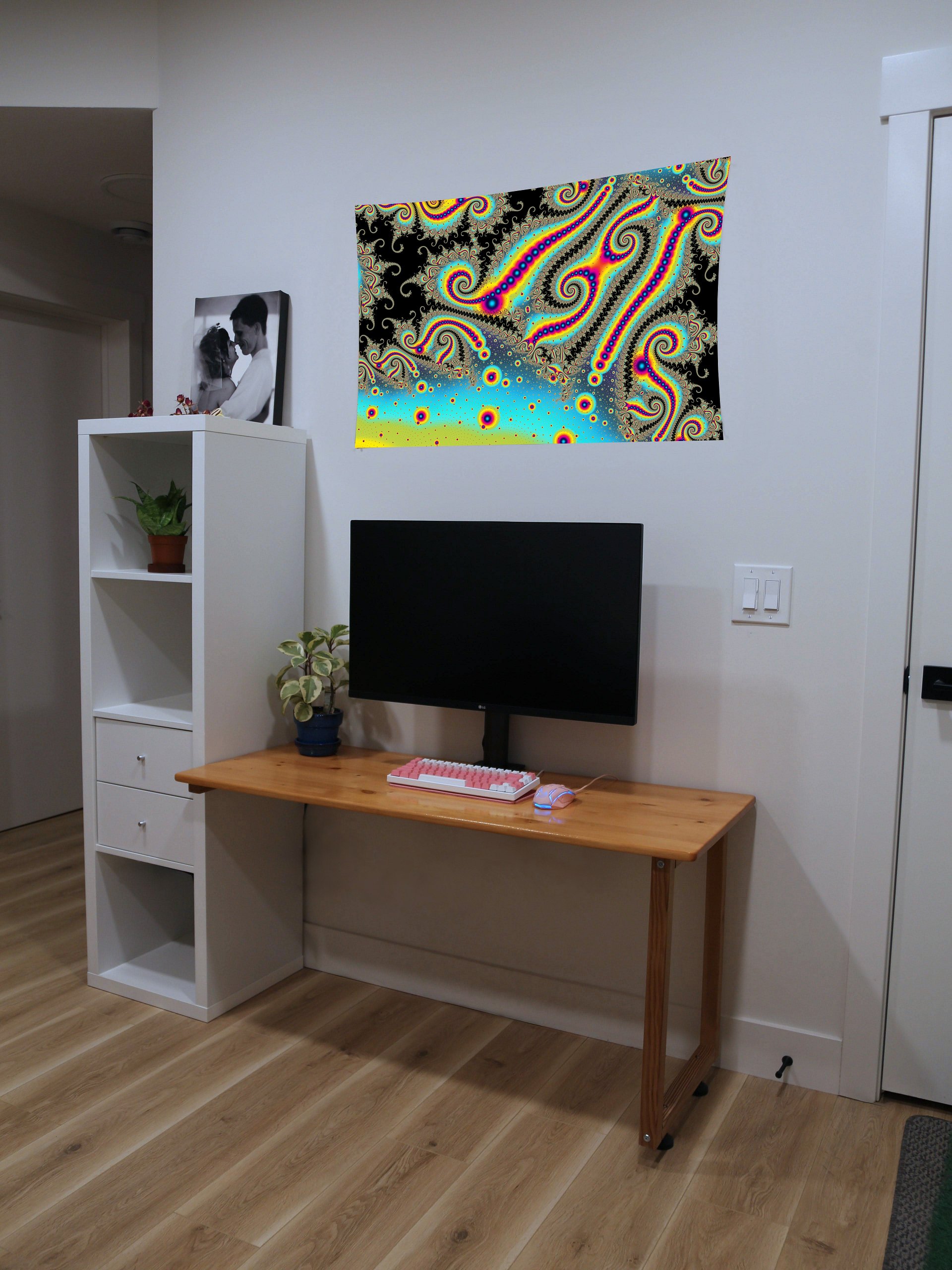 UV fractal tapestry - Space Station Celebration product image (9)