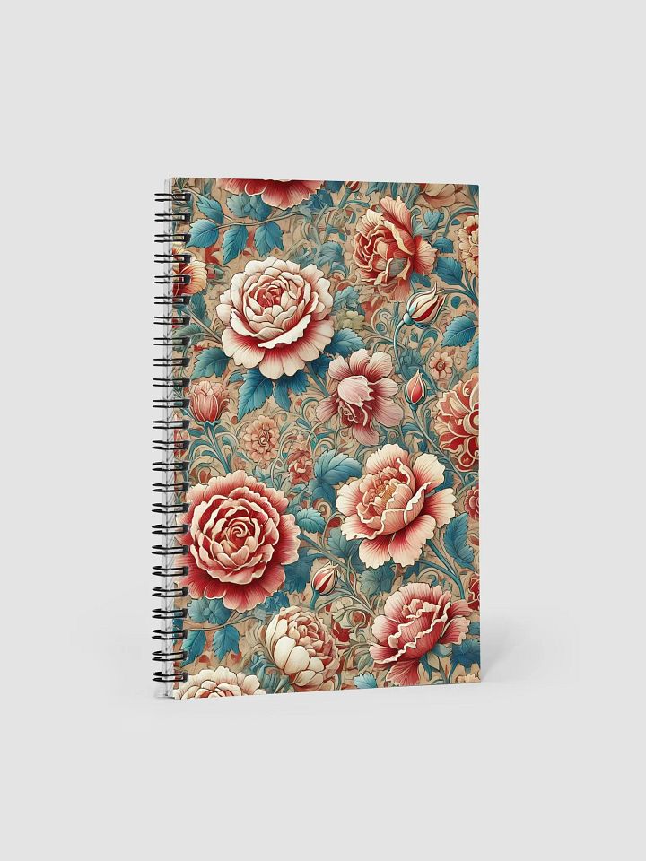 Royal Floral Spiral Notebook product image (1)