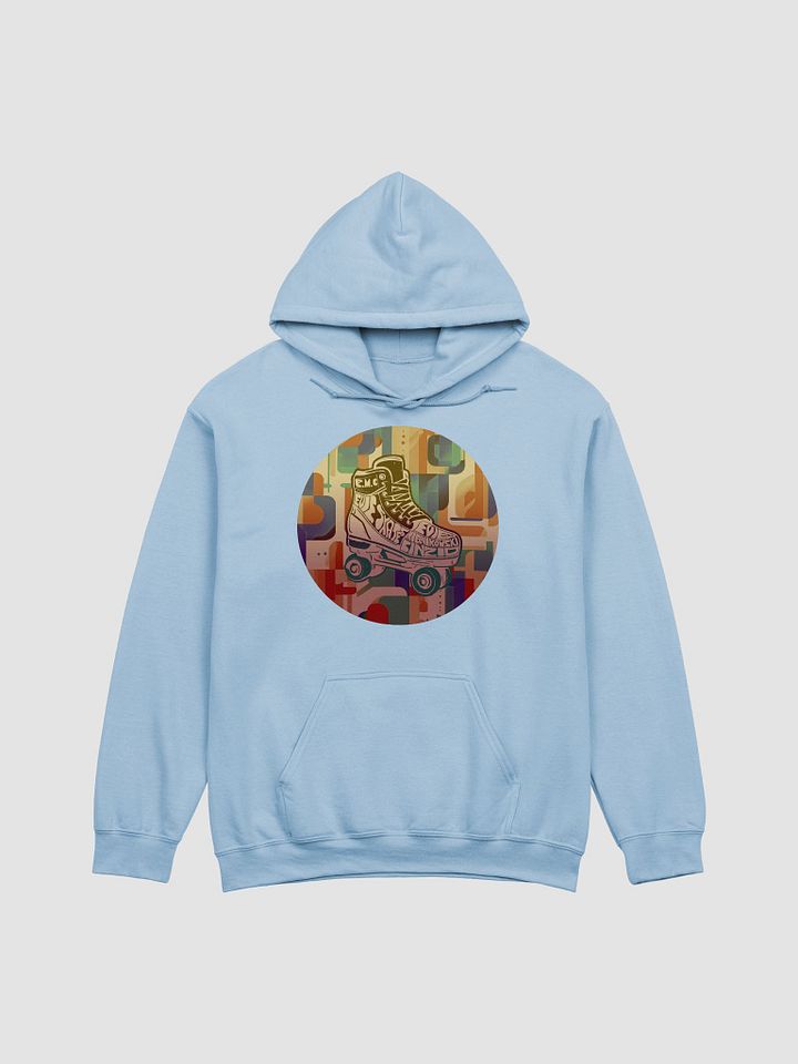 Evie Skates Jumbled Streets Hoodie Sky Blue product image (2)